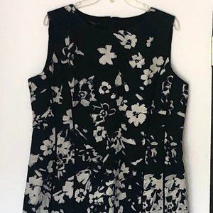 Lafayette  148 NY sleeveless print dress